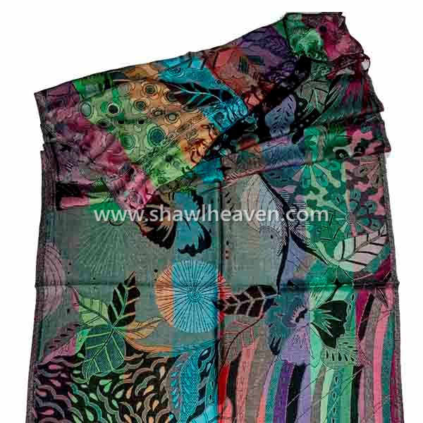 viscose shawls, scarves and stoles